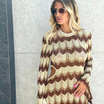 Vestito lungo lurex zig zag - NiMa Mobile Boutique