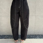 Jeans ballon impunture nero - NiMa Mobile Boutique