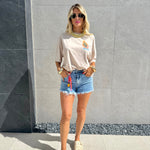 Short denim sfrangiati - NiMa Mobile Boutique