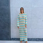 Vestito lungo lurex zig zag - NiMa Mobile Boutique