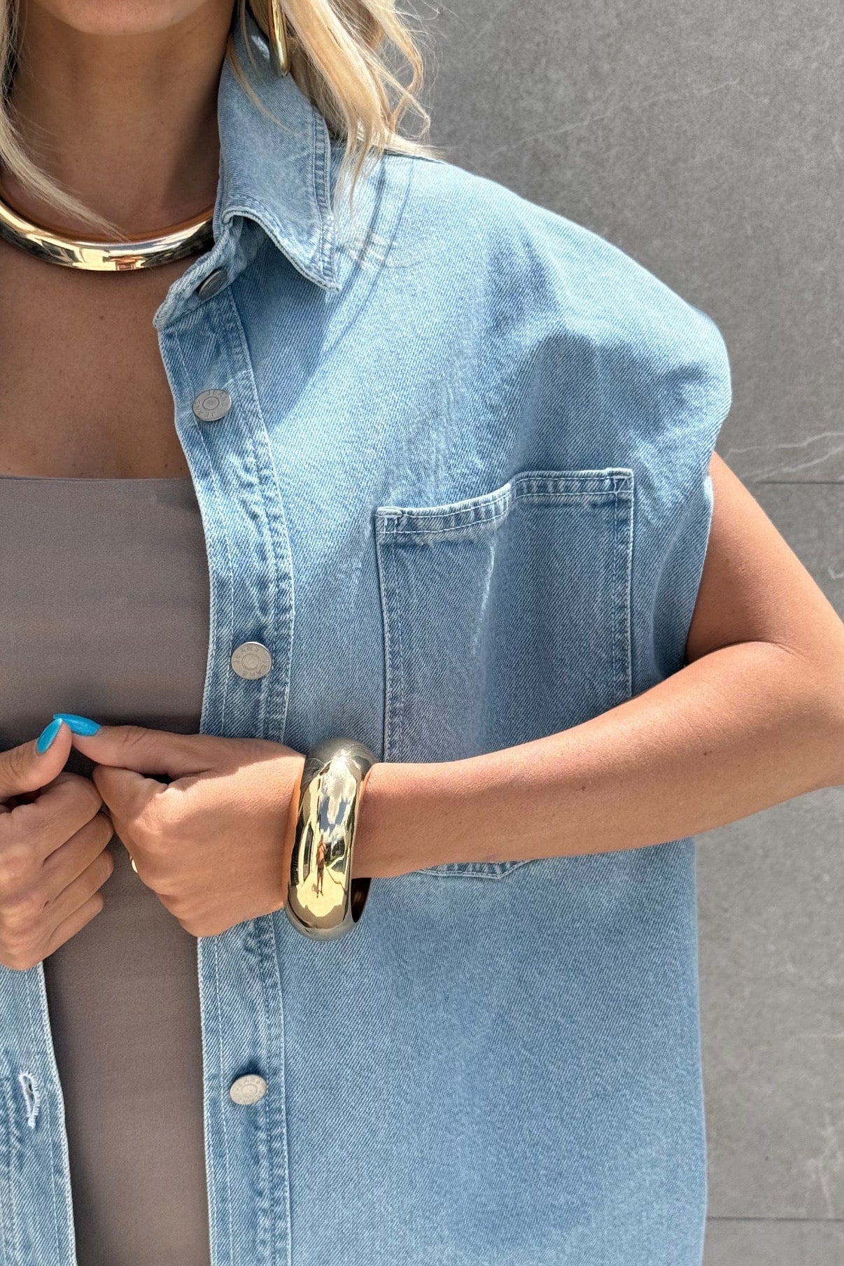 Gilet Denim Just West - NiMa Mobile Boutique