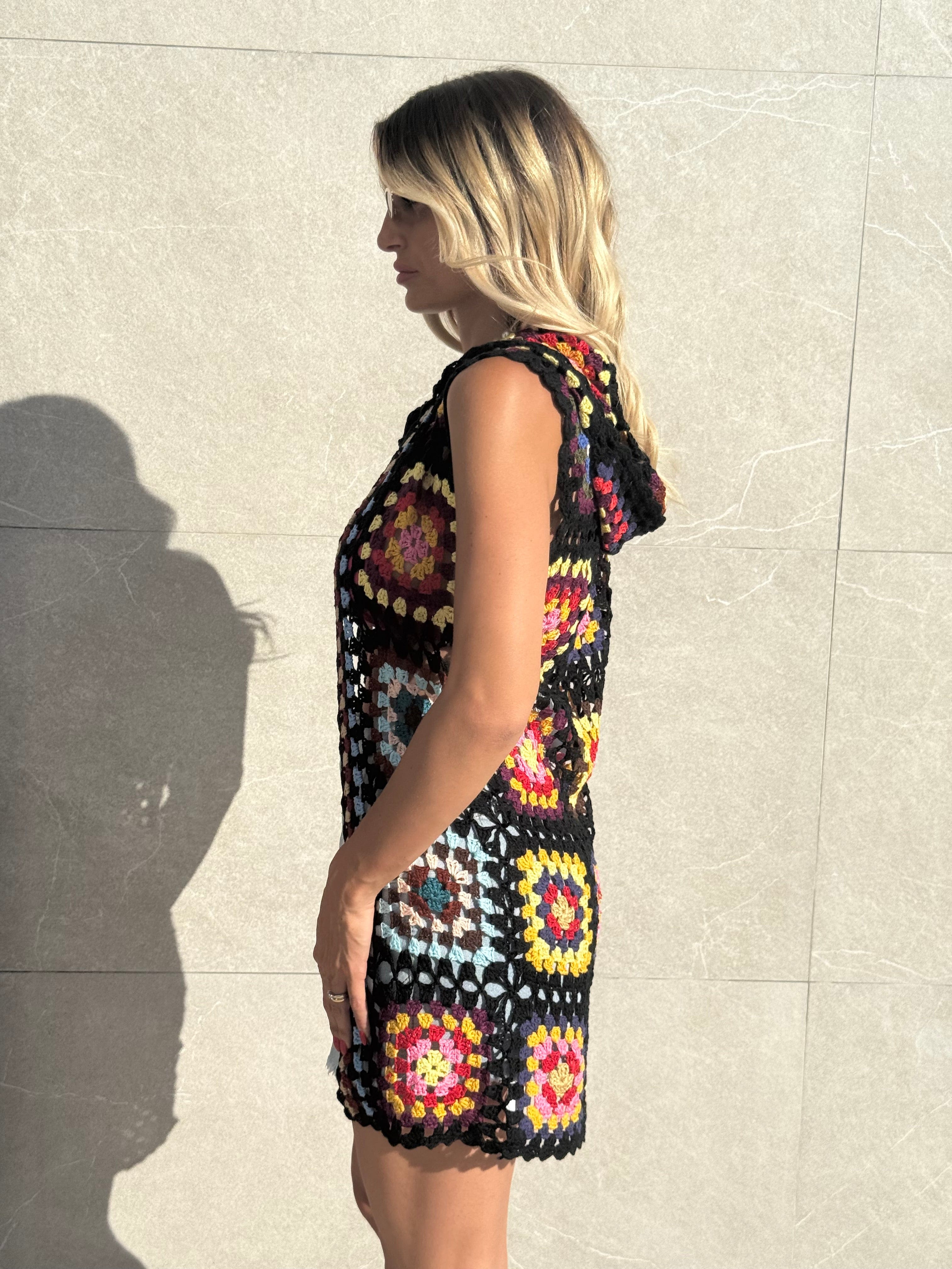 Gilet crochet con cappuccio - NiMa Mobile Boutique