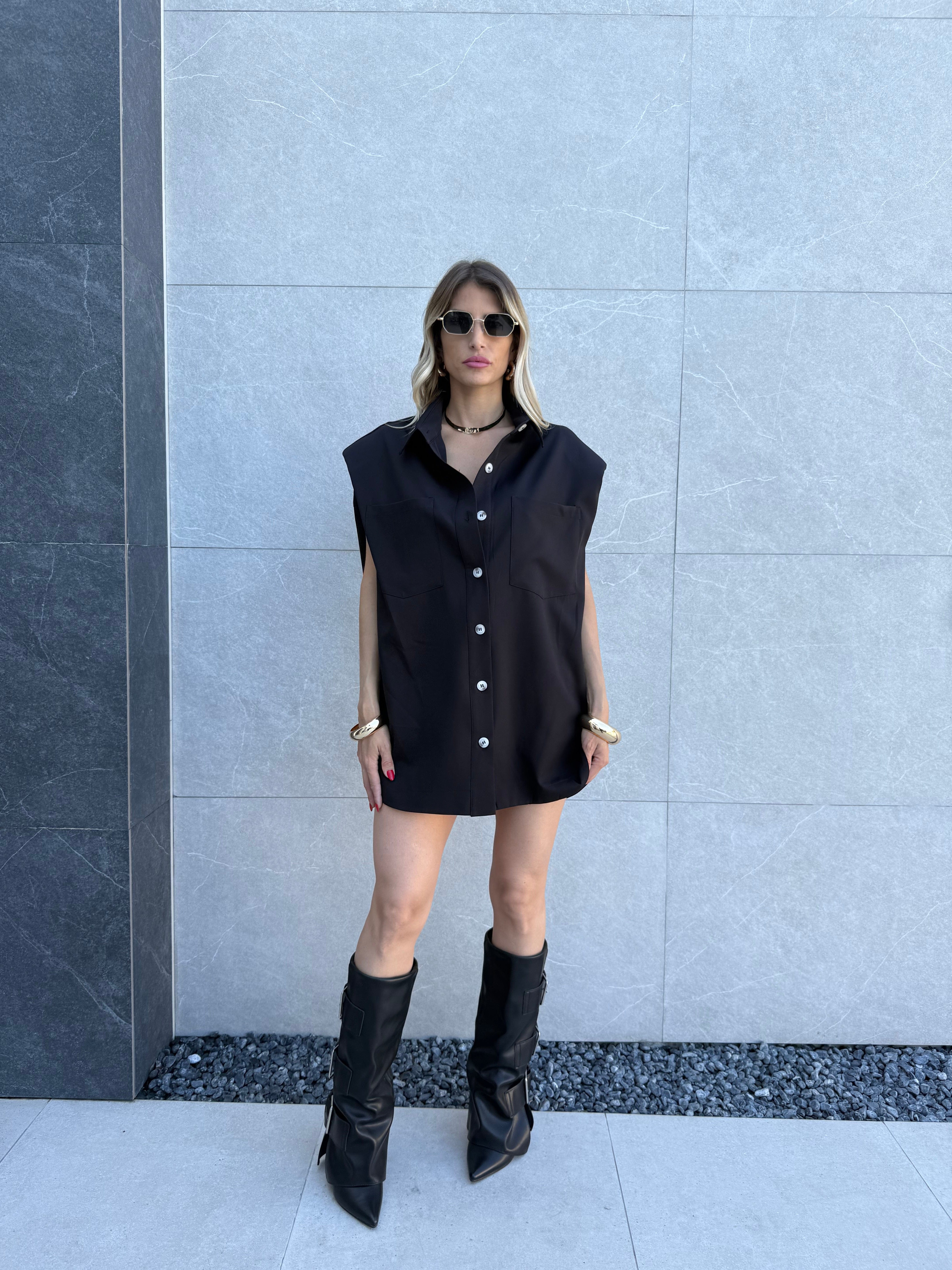 Coordinato smanicato tessuto - NiMa Mobile Boutique