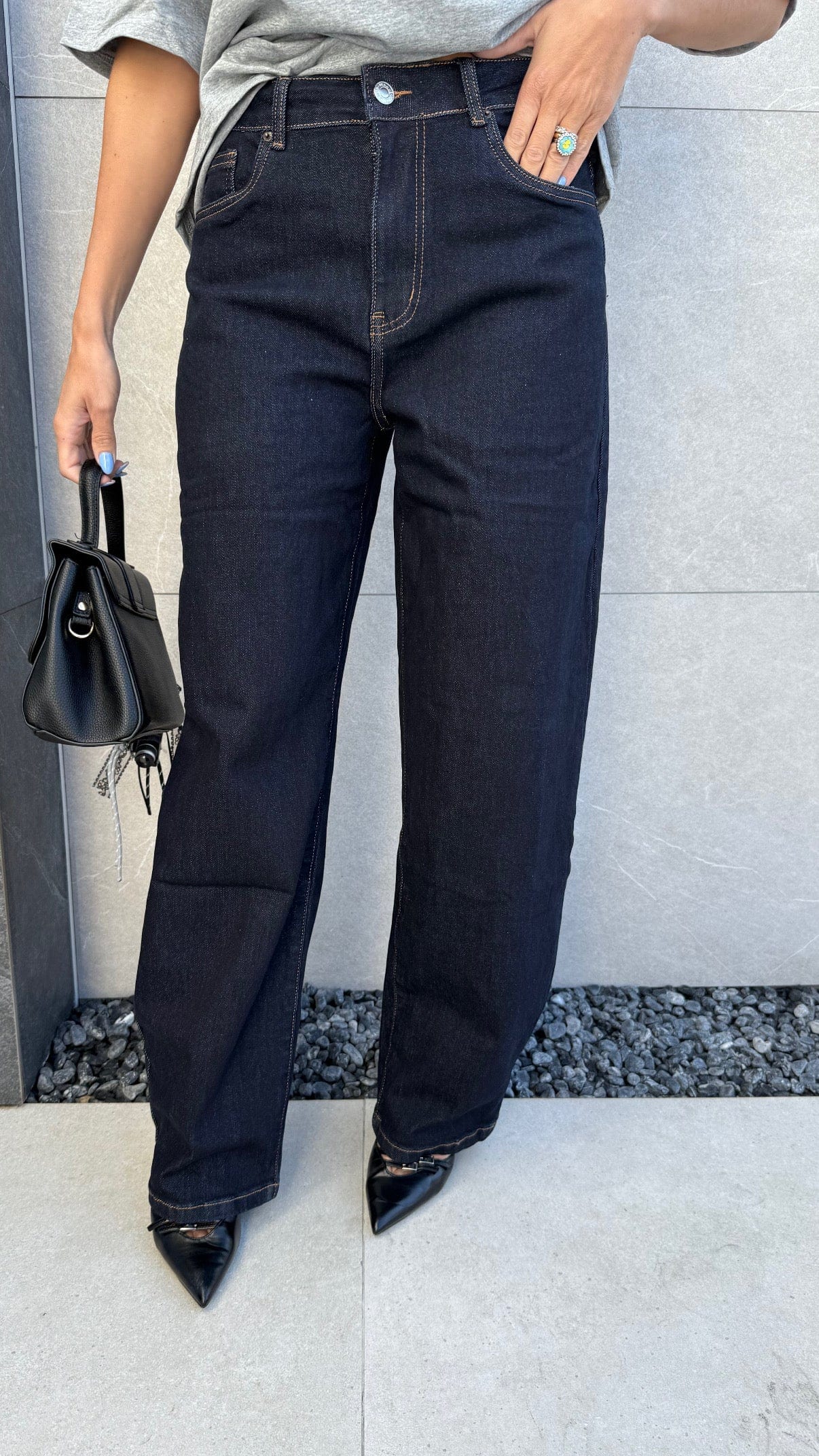 Jeans Wide Ballon blu - NiMa Mobile Boutique