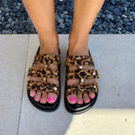 Sandalo Animalier strisce - NiMa Mobile Boutique