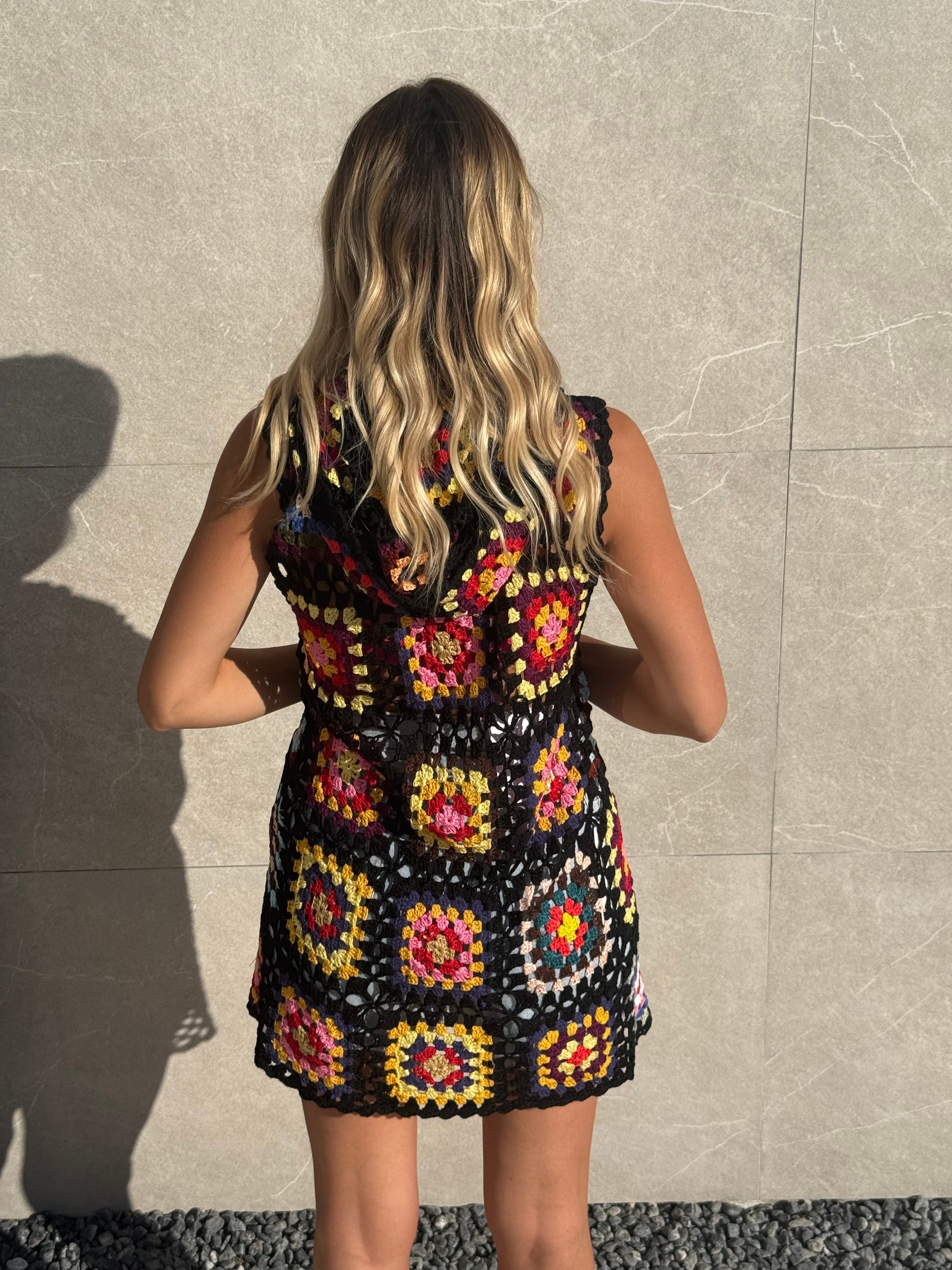 Gilet crochet con cappuccio - NiMa Mobile Boutique