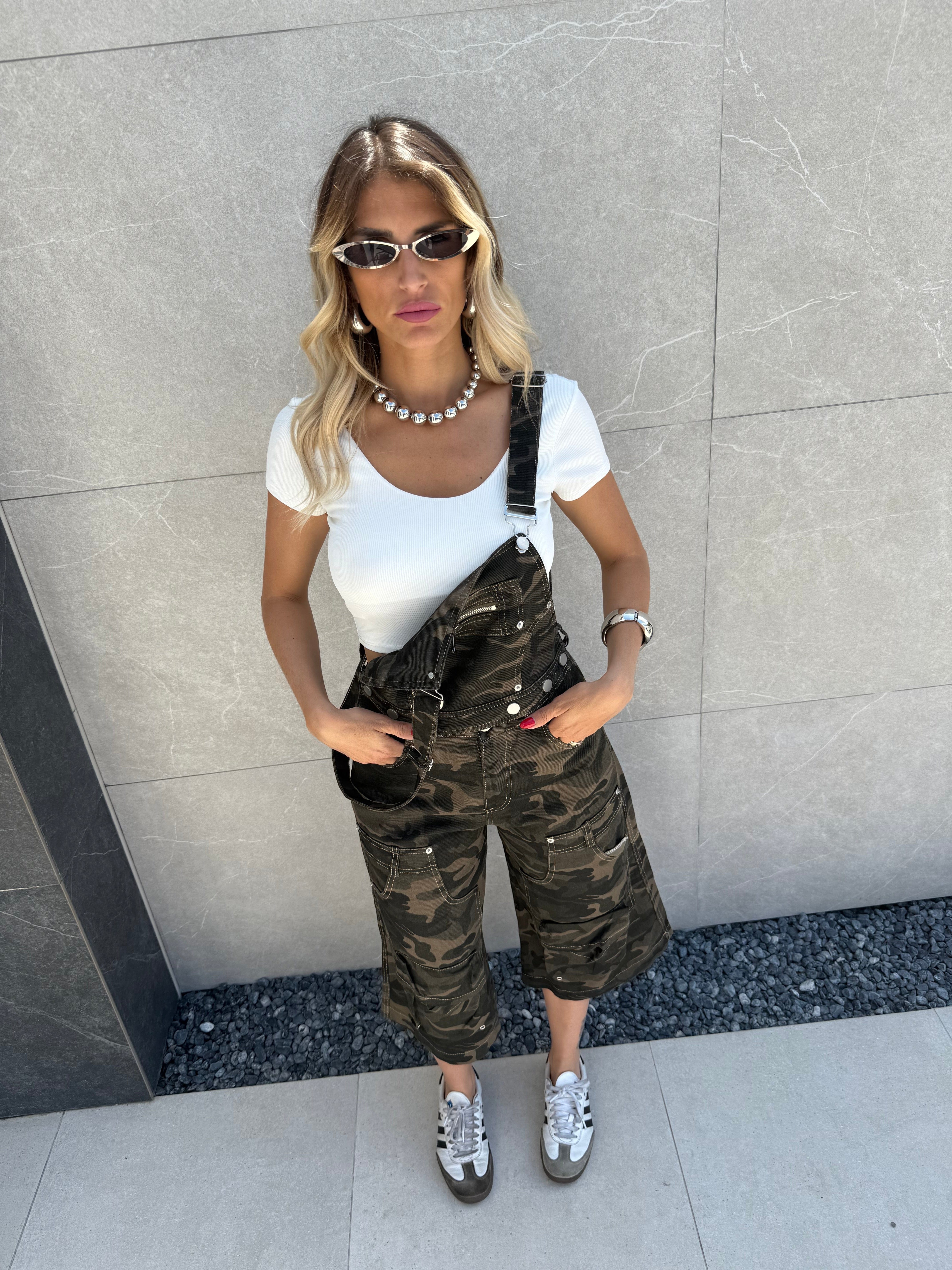 Salopette duo militare - NiMa Mobile Boutique