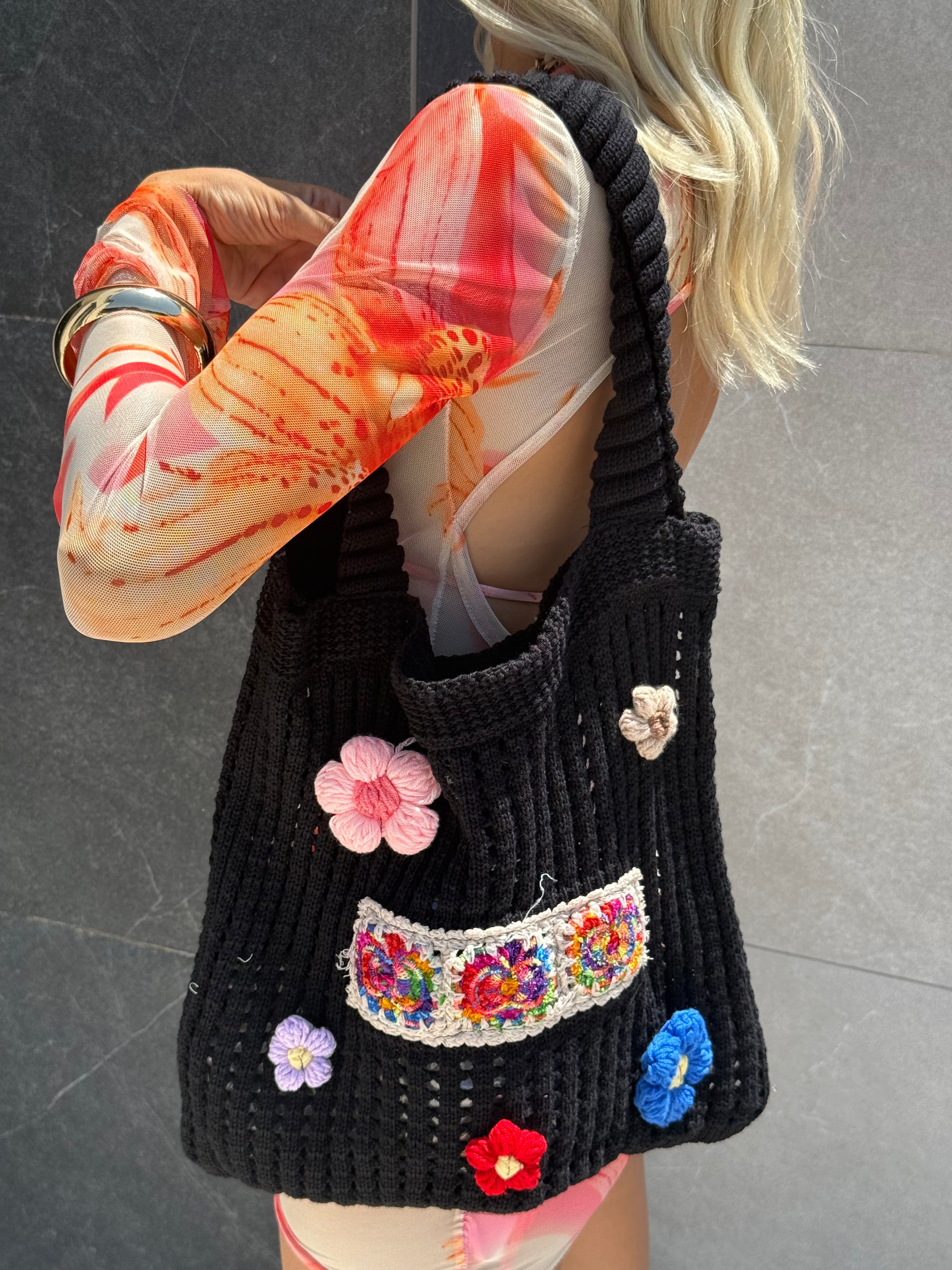 Bag mare fiorellini - NiMa Mobile Boutique