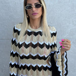 Vestito lungo lurex zig zag - NiMa Mobile Boutique