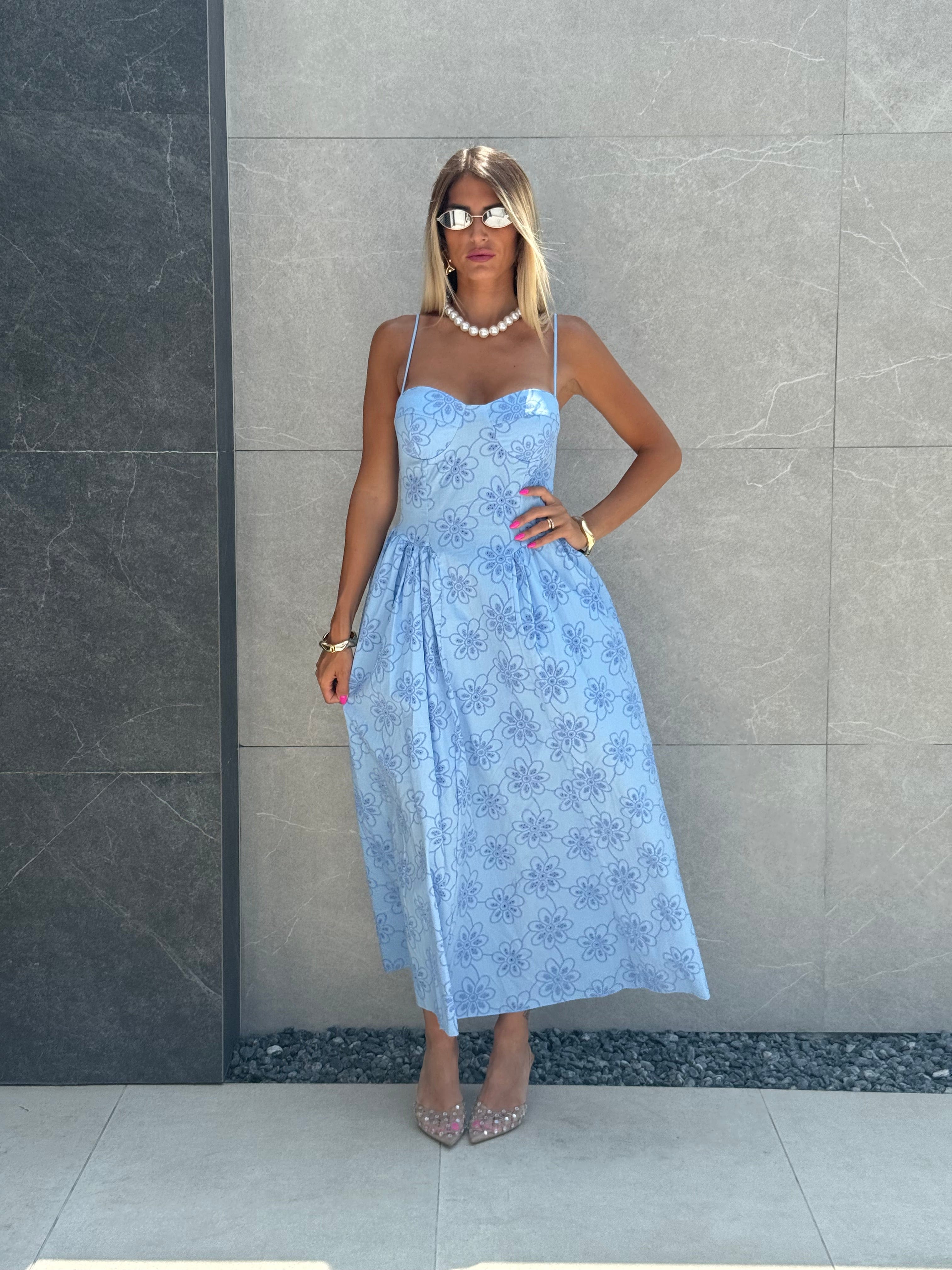 Vestito fiori traforato - NiMa Mobile Boutique