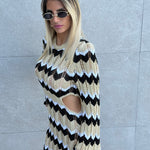 Vestito lungo lurex zig zag - NiMa Mobile Boutique