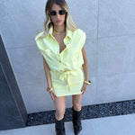 Coordinato smanicato tessuto - NiMa Mobile Boutique
