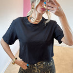 T-shirt crop spalline - NiMa Mobile Boutique