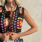 Gilet crochet con cappuccio - NiMa Mobile Boutique