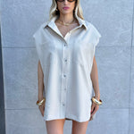 Coordinato smanicato tessuto - NiMa Mobile Boutique