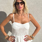 Vestito mini sangallo Blu - NiMa Mobile Boutique