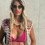 Gilet crochet con cappuccio - NiMa Mobile Boutique
