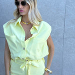 Coordinato smanicato tessuto - NiMa Mobile Boutique