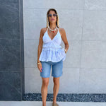 Bermuda jeans taglio vivo - NiMa Mobile Boutique