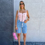 Bermuda jeans fiocchetti - NiMa Mobile Boutique
