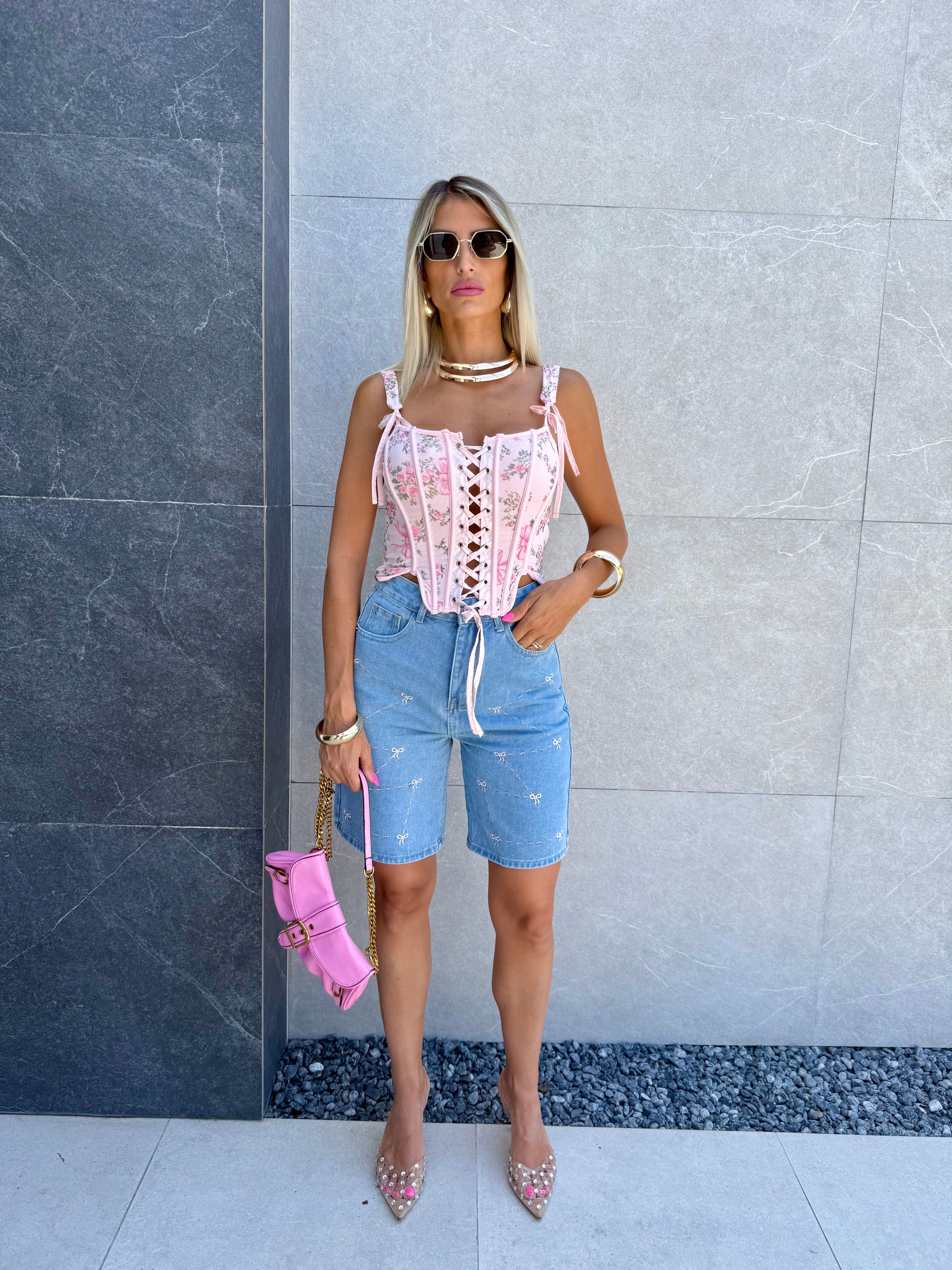 Bermuda jeans fiocchetti - NiMa Mobile Boutique