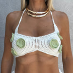 Coordinato crochet rose - NiMa Mobile Boutique