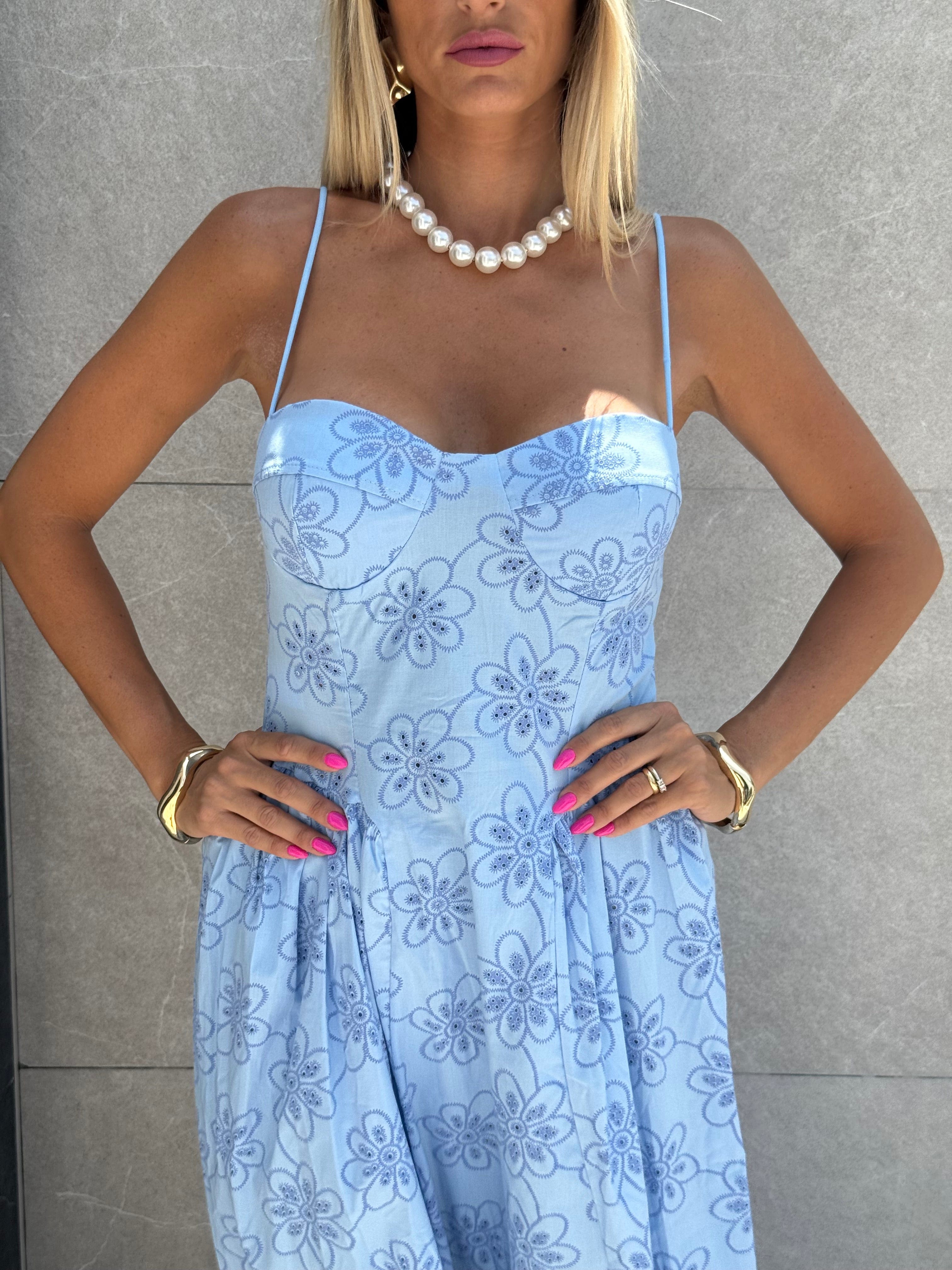 Vestito fiori traforato - NiMa Mobile Boutique
