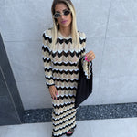 Vestito lungo lurex zig zag - NiMa Mobile Boutique