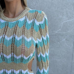 Vestito lungo lurex zig zag - NiMa Mobile Boutique