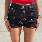 Short Denim ciliegie - NiMa Mobile Boutique