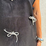 Canotta over fiocchi strass - NiMa Mobile Boutique